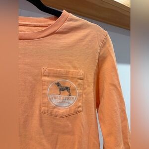 Volunteer Traditions Long Sleeve Tee — Faded Tennessee Orange — kids M